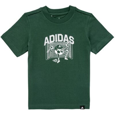 T-shirt adidas Essentials Tee Set Kids Verde 6 / 7 anni T-shirt adidas Essentials Tee Set Kids Verde 6 / 7 anni