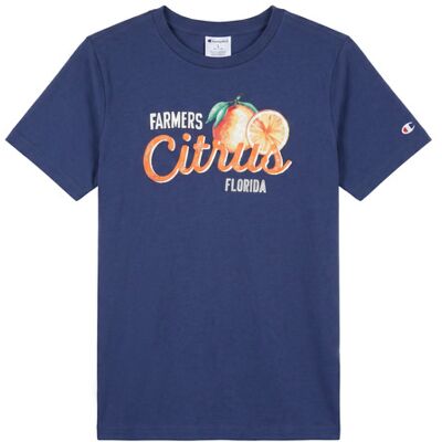 Champion T-shirt Ss Tee Marine 14 / 16 ans Champion T-shirt Ss Tee Marine 14 / 16 ans