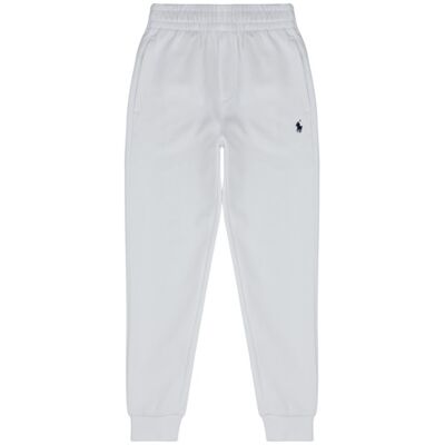 Pantaloni Sportivi Polo Ralph Lauren KNIT-JOGGER-PANTS Bianco 10 / 12 anni Pantaloni Sportivi Polo Ralph Lauren KNIT-JOGGER-PANTS Bianco 10 / 12 anni