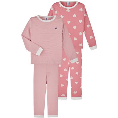 Petit Bateau Completi pigiami 2 PYJAMAS Rosa 12 anni Petit Bateau Completi pigiami 2 PYJAMAS Rosa 12 anni