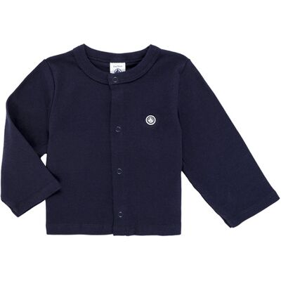 Petit Bateau Gilet / Cardigan CARDIGAN Marine 6 mesi Petit Bateau Gilet / Cardigan CARDIGAN Marine 6 mesi