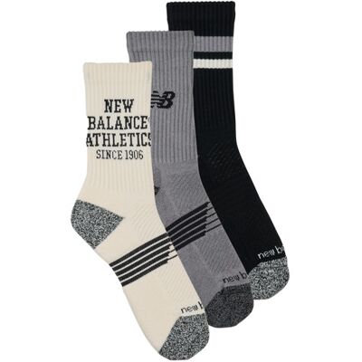 Calze sportive New Balance ACTIVE LIFESTYLE GRAPHIC CREW SOCKS 3 PACKS Grigio S Calze sportive New Balance ACTIVE LIFESTYLE GRAPHIC CREW SOCKS 3 PACKS Grigio S