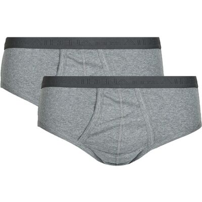 Athena Slip BASIC COTON BIO Pack de 2 Grigio L Athena Slip BASIC COTON BIO Pack de 2 Grigio L