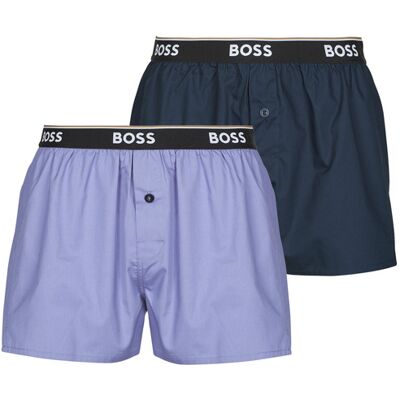 Mutande uomo BOSS 2P Boxer Shorts EW Blu L Mutande uomo BOSS 2P Boxer Shorts EW Blu L