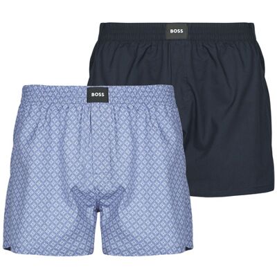 Mutande uomo BOSS 2P Boxer S. CW Peach Blu M Mutande uomo BOSS 2P Boxer S. CW Peach Blu M