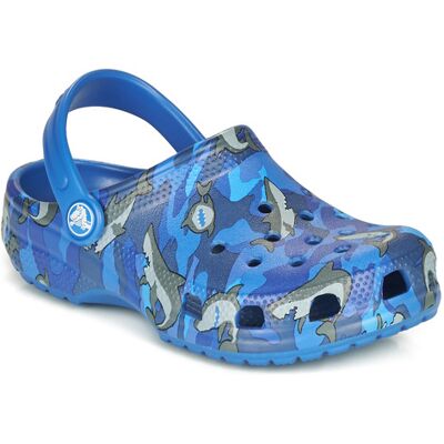 Crocs Scarpe bambini CLASSIC SHARK CLOG Blu 19 / 20 Crocs Scarpe bambini CLASSIC SHARK CLOG Blu 19 / 20