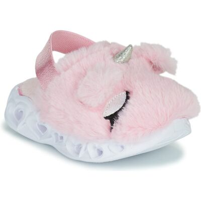Skechers Pantofole bambini HEART LIGHTS SANDALS Rosa 25 Skechers Pantofole bambini HEART LIGHTS SANDALS Rosa 25
