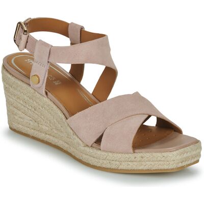 Geox Sandali con zeppa D PANAREA Rosa 39 Geox Sandali con zeppa D PANAREA Rosa 39