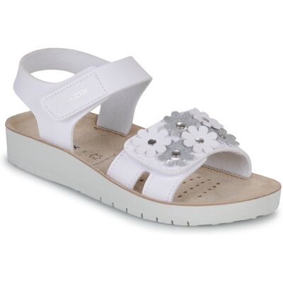 Geox Sandali con zeppa J SANDAL COSTAREI GI Bianco 30 Geox Sandali con zeppa J SANDAL COSTAREI GI Bianco 30