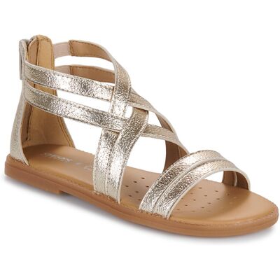 Geox Sandali bassi J SANDAL KARLY GIRL Oro 28 Geox Sandali bassi J SANDAL KARLY GIRL Oro 28