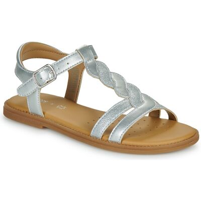 Geox Sandali bassi J SANDAL KARLY GIRL Argento 28 Geox Sandali bassi J SANDAL KARLY GIRL Argento 28