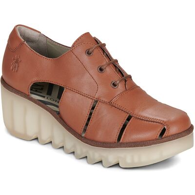 Fly London Sandali con zeppa BOGI Marrone 37 Fly London Sandali con zeppa BOGI Marrone 37