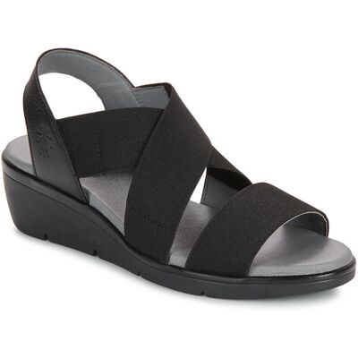 Fly London Sandali con zeppa NOLI Nero 36 Fly London Sandali con zeppa NOLI Nero 36