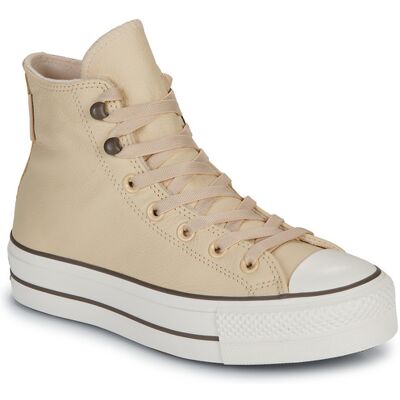 Converse Sneakers alte CHUCK TAYOR ALL STAR LIFT PLATFORM WEATHERIZED LEATHER Beige 35 Converse Sneakers alte CHUCK TAYOR ALL STAR LIFT PLATFORM WEATHERIZED LEATHER Beige 35