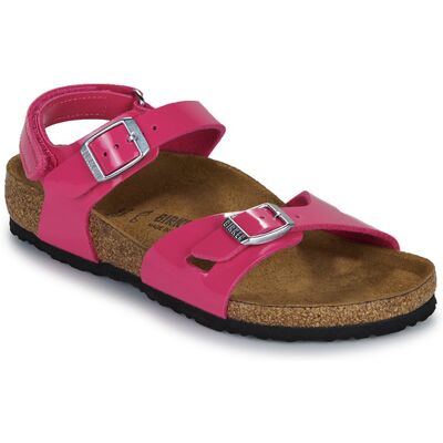 Sandali bassi BIRKENSTOCK Rio AS Kids BF Patent Fuchsia Tulip Rosa 24 Sandali bassi BIRKENSTOCK Rio AS Kids BF Patent Fuchsia Tulip Rosa 24