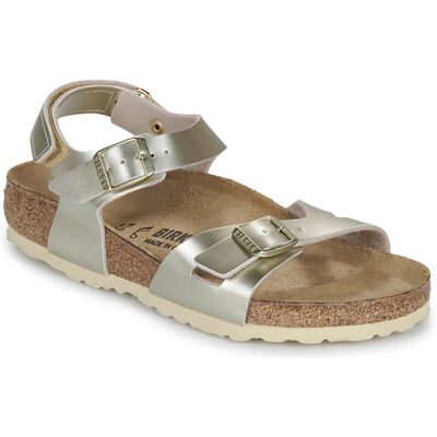 Sandali bassi BIRKENSTOCK Rio AS Kids BF Electric Metallic Gold Argento 38 Sandali bassi BIRKENSTOCK Rio AS Kids BF Electric Metallic Gold Argento 38