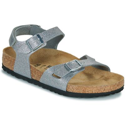 Sandali bassi BIRKENSTOCK Rio AS Kids BF Sparkling Silver Argento 38 Sandali bassi BIRKENSTOCK Rio AS Kids BF Sparkling Silver Argento 38