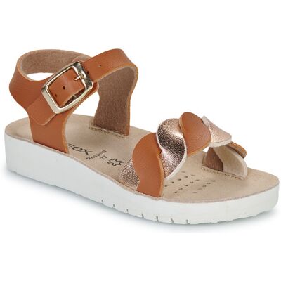 Geox Sandali con zeppa J SANDAL COSTAREI GI Marrone 31 Geox Sandali con zeppa J SANDAL COSTAREI GI Marrone 31