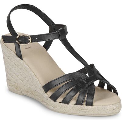 Geox Sandali con zeppa D GELSA Nero 41 Geox Sandali con zeppa D GELSA Nero 41