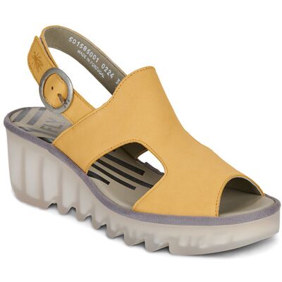Fly London Sandali con zeppa BAIF Giallo 39 Fly London Sandali con zeppa BAIF Giallo 39
