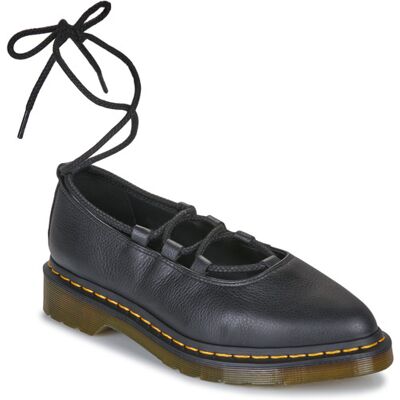 Ballerine Dr. Martens Elphie II Lace Up Black Virginia Nero 36 Ballerine Dr. Martens Elphie II Lace Up Black Virginia Nero 36