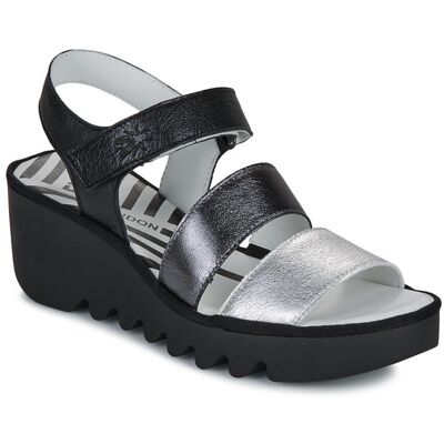 Fly London Sandali con zeppa P501575004 Nero 39 Fly London Sandali con zeppa P501575004 Nero 39