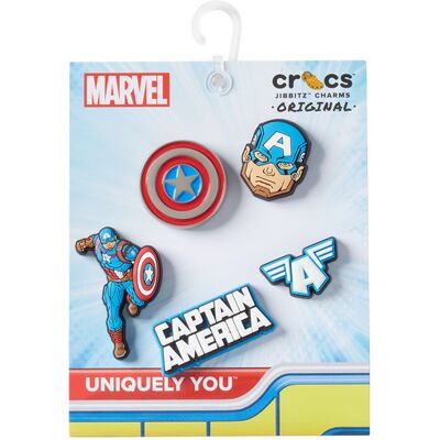 Crocs Accessori scarpe Captain America 5Pck Multicolore Unica Crocs Accessori scarpe Captain America 5Pck Multicolore Unica