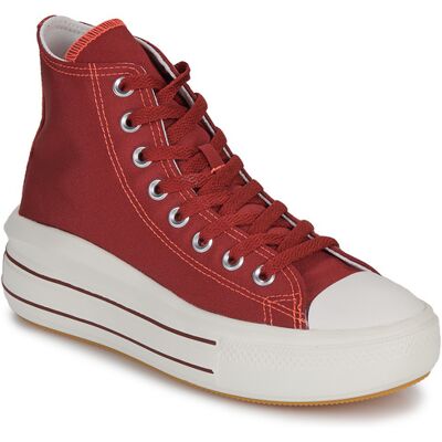 Converse Sneakers alte CHUCK TAYLOR ALL STAR MOVE PLATFORM RETRO SPORT Rosso 37 Converse Sneakers alte CHUCK TAYLOR ALL STAR MOVE PLATFORM RETRO SPORT Rosso 37