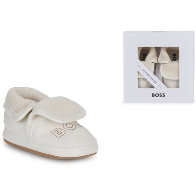 Pantofole bambini BOSS J52586 Beige 19 Pantofole bambini BOSS J52586 Beige 19