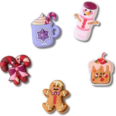 Crocs Accessori scarpe Cute Winter Foods 5 Pack Multicolore Unica Crocs Accessori scarpe Cute Winter Foods 5 Pack Multicolore Unica