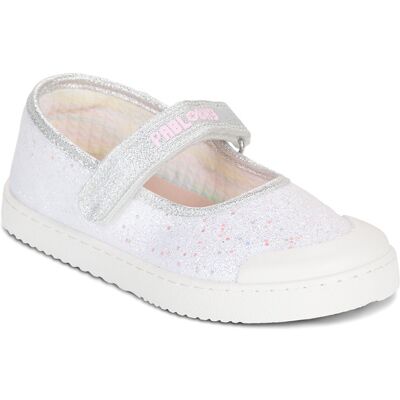 Pablosky Ballerine bambina GOMA Argento 28 Pablosky Ballerine bambina GOMA Argento 28