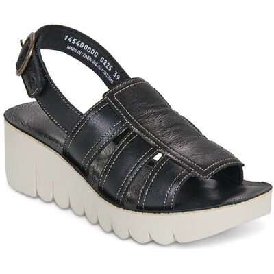 Fly London Sandali con zeppa YOLF Nero 39 Fly London Sandali con zeppa YOLF Nero 39
