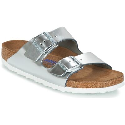 Scarpe BIRKENSTOCK Arizona Soft Footbed Argento 35 Scarpe BIRKENSTOCK Arizona Soft Footbed Argento 35