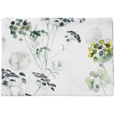 Tovaglia Herbier Bianca di Côté Table - Motivo Floreale Tovaglia Herbier Bianca di Côté Table - Motivo Floreale