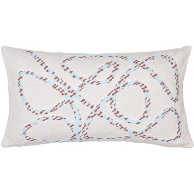 Fodera per cuscino blu Broste Copenhagen KNUD - Fodera per cuscino Fodera per cuscino blu Broste Copenhagen KNUD - Fodera per cuscino