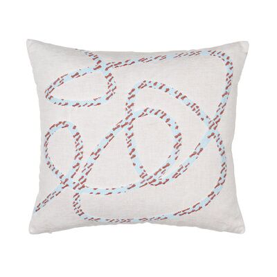 Fodera per cuscino Broste Copenhagen KNUD Blu - 50x50 cm Fodera per cuscino Broste Copenhagen KNUD Blu - 50x50 cm