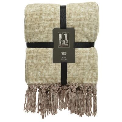 Fodera Beige Decoris AUGUSTIN - Plaid Fodera Beige Decoris AUGUSTIN - Plaid