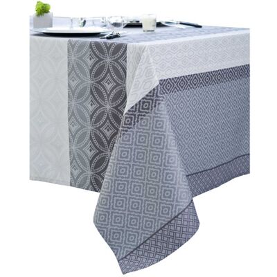 Nydel GALLY Tovaglia Grigia Jacquard Impermeabile - Tablecloth Nydel GALLY Tovaglia Grigia Jacquard Impermeabile - Tablecloth
