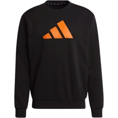 Adidas Uomo Black Future Icons Crew Sweatshirt - HA1391 nero M Adidas Uomo Black Future Icons Crew Sweatshirt - HA1391 nero M