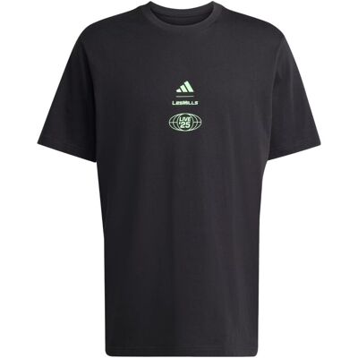 Adidas Uomo LES MILLS TOUR G TEE - KF7449 nero L Adidas Uomo LES MILLS TOUR G TEE - KF7449 nero L