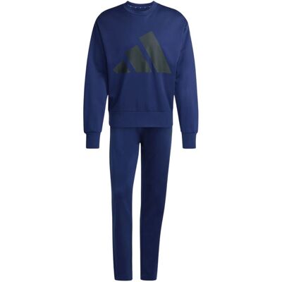 Adidas Uomo Big Logo Crew - KB6224 blu S Adidas Uomo Big Logo Crew - KB6224 blu S