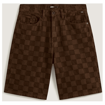 Vans Pantaloni baggy in denim Check-5, Uomo, Marrone, Taglia: 29 Vans Pantaloni baggy in denim Check-5, Uomo, Marrone, Taglia: 29