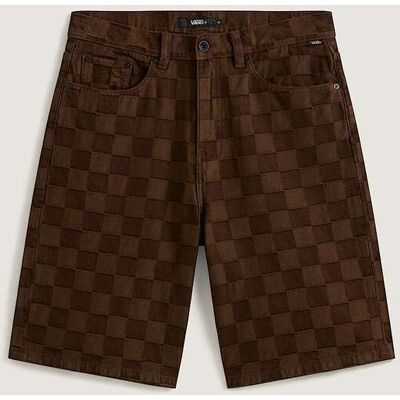 Vans Pantaloni baggy in denim Check-5, Uomo, Marrone, Taglia: 33 Vans Pantaloni baggy in denim Check-5, Uomo, Marrone, Taglia: 33