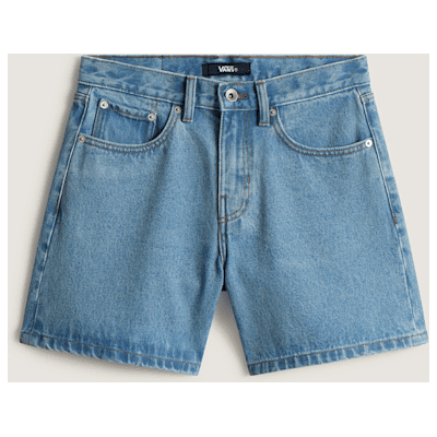 Vans Shorts a vita media Check-5, Donna, Blu, Taglia: 26 Vans Shorts a vita media Check-5, Donna, Blu, Taglia: 26