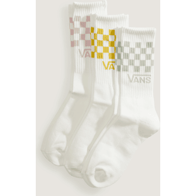 Vans Calzettoni Classic Check (3 paia), Uomo, Bianco, Taglia: L (42.5-47) Vans Calzettoni Classic Check (3 paia), Uomo, Bianco, Taglia: L (42.5-47)