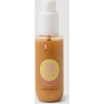 B.LAB , Olio Doposole Illuminante Spf 30, Donna, Giallo, Taglia: FASUL B.LAB , Olio Doposole Illuminante Spf 30, Donna, Giallo, Taglia: FASUL