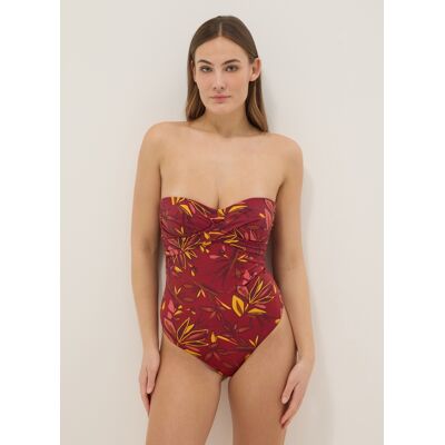 OVS , Costume Intero In Tessuto Elasticizzato Multicolor Con Motivo Floreale, Donna, Multicolor, Taglia: 4 OVS , Costume Intero In Tessuto Elasticizzato Multicolor Con Motivo Floreale, Donna, Multicolor, Taglia: 4