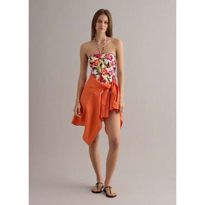 PIOMBO , Costume Intero Multicolor In Tessuto Elasticizzato, Donna, Bianco, Taglia: 3 PIOMBO , Costume Intero Multicolor In Tessuto Elasticizzato, Donna, Bianco, Taglia: 3