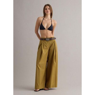PIOMBO , Top Bikini A Triangolo Nero In Tessuto Elasticizzato, Donna, Nero, Taglia: 4 PIOMBO , Top Bikini A Triangolo Nero In Tessuto Elasticizzato, Donna, Nero, Taglia: 4