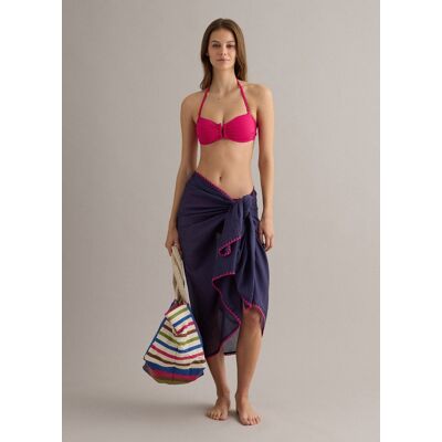 PIOMBO , Top Bikini A Fascia Rosa In Tessuto Elasticizzato, Donna, Rosa, Taglia: 4 PIOMBO , Top Bikini A Fascia Rosa In Tessuto Elasticizzato, Donna, Rosa, Taglia: 4